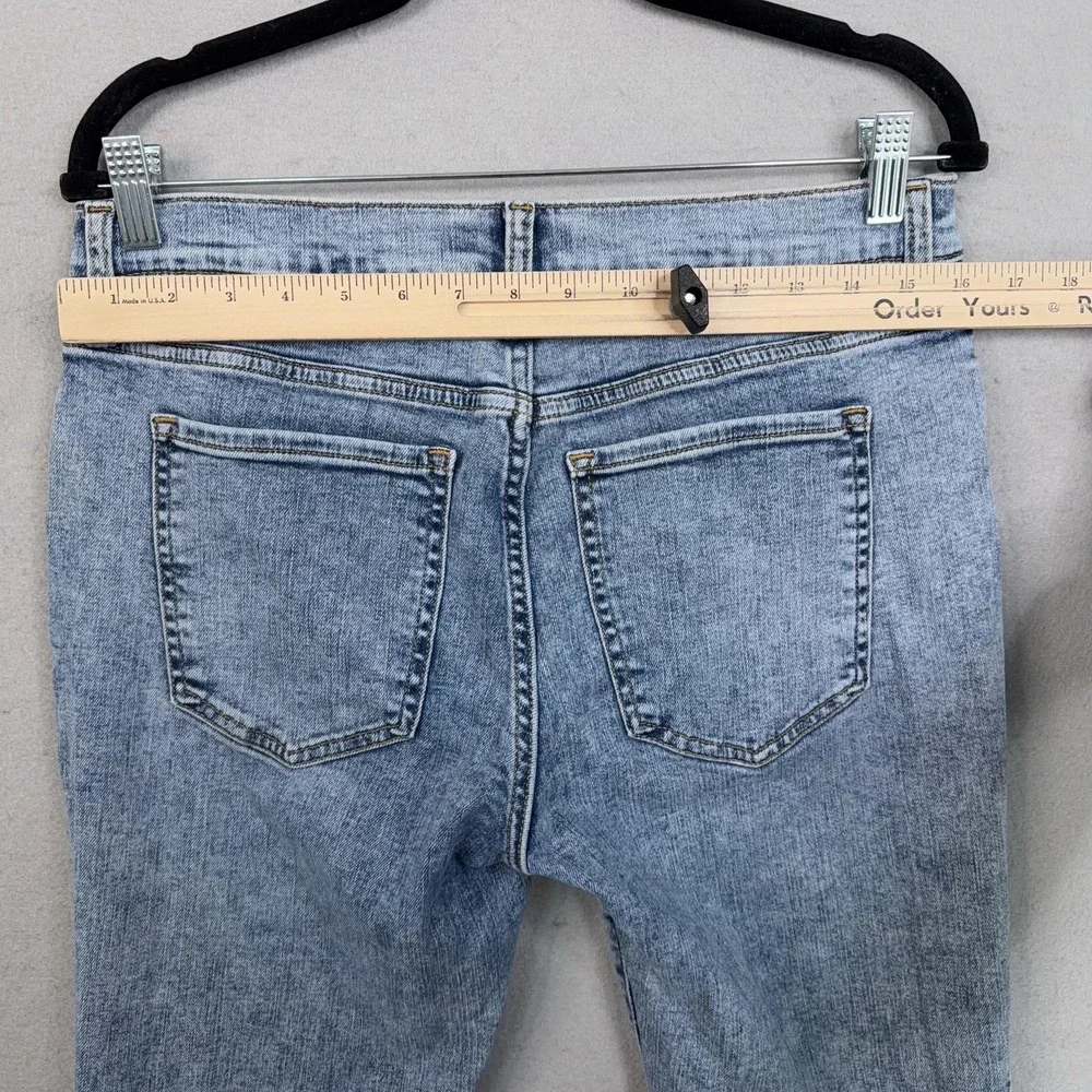 Banana Republic Jeans Womens 30/10 Light Blue Bootcut Denim Stretch Casual - Picture 9 of 15